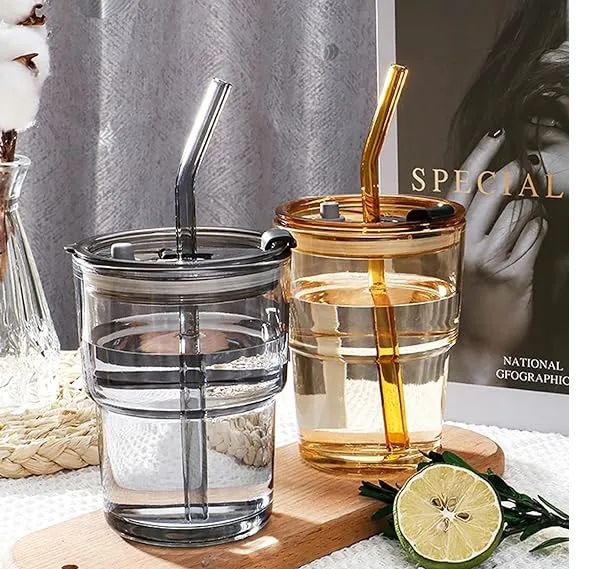 Portable Blender + Juice Cup With Straw 380ml Juicer Cup 6 Blades for Smoothie Milkshake Juicer